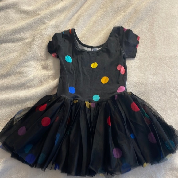 Wild Rich Kids short sleeve dot Mickey Mouse Disney skirted Leo tutu size 7/8 - Picture 1 of 7